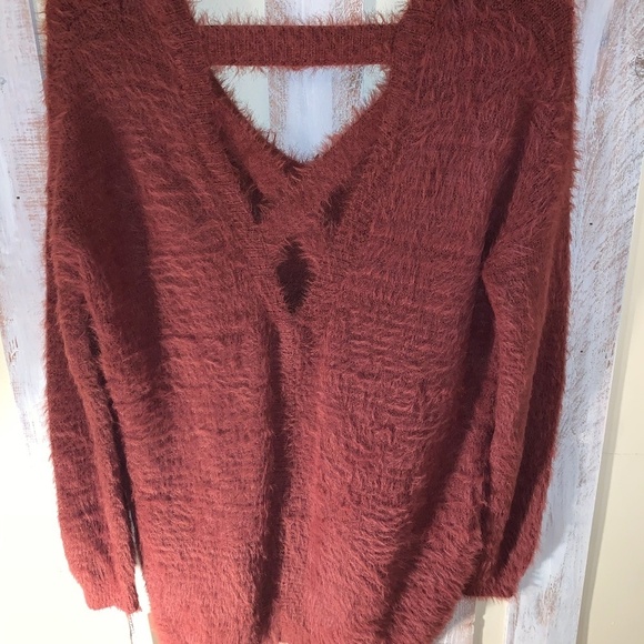 Ruby Moon Rust Oversized Sweater - Picture 3 of 5